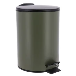 Cubos>Cubo De Basura Verde Caqui Mate Metal SoftClose 3L