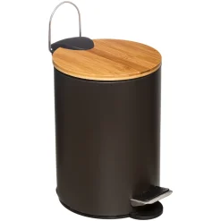 5five Cubos>Cubo MODERN negro de metal softclose 3L