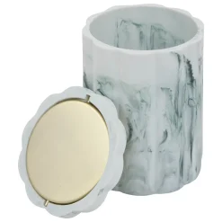 5five Accesorios De Lavabo>Cubo para encimera MARBY blanco de poliresina 1.5L