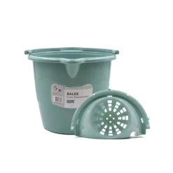 Auxiliares De Limpieza>Cubo Redondo Con Escurridor 12L