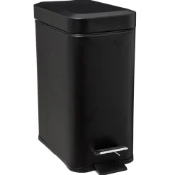 5five Cubos>Cubo wc rectangular negro 5L