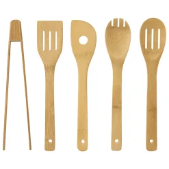 5five Placas Calefactoras Y Tablas De Cortar>Cuchillos+Utensilios C/Soporte De Bambú