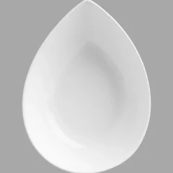 secret d'gourmet Cuencos, Fuentes Y Ensaladeras>Cuenco Ovalado De Cerámica Blanco