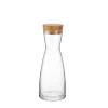 Jarros>Decantador De Vidrio C/Tapa Corcho 0.5L