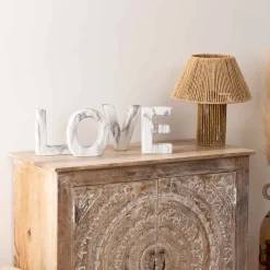 atmosphera Accesorios>Decoración de cerámica efecto mármol love OLEN
