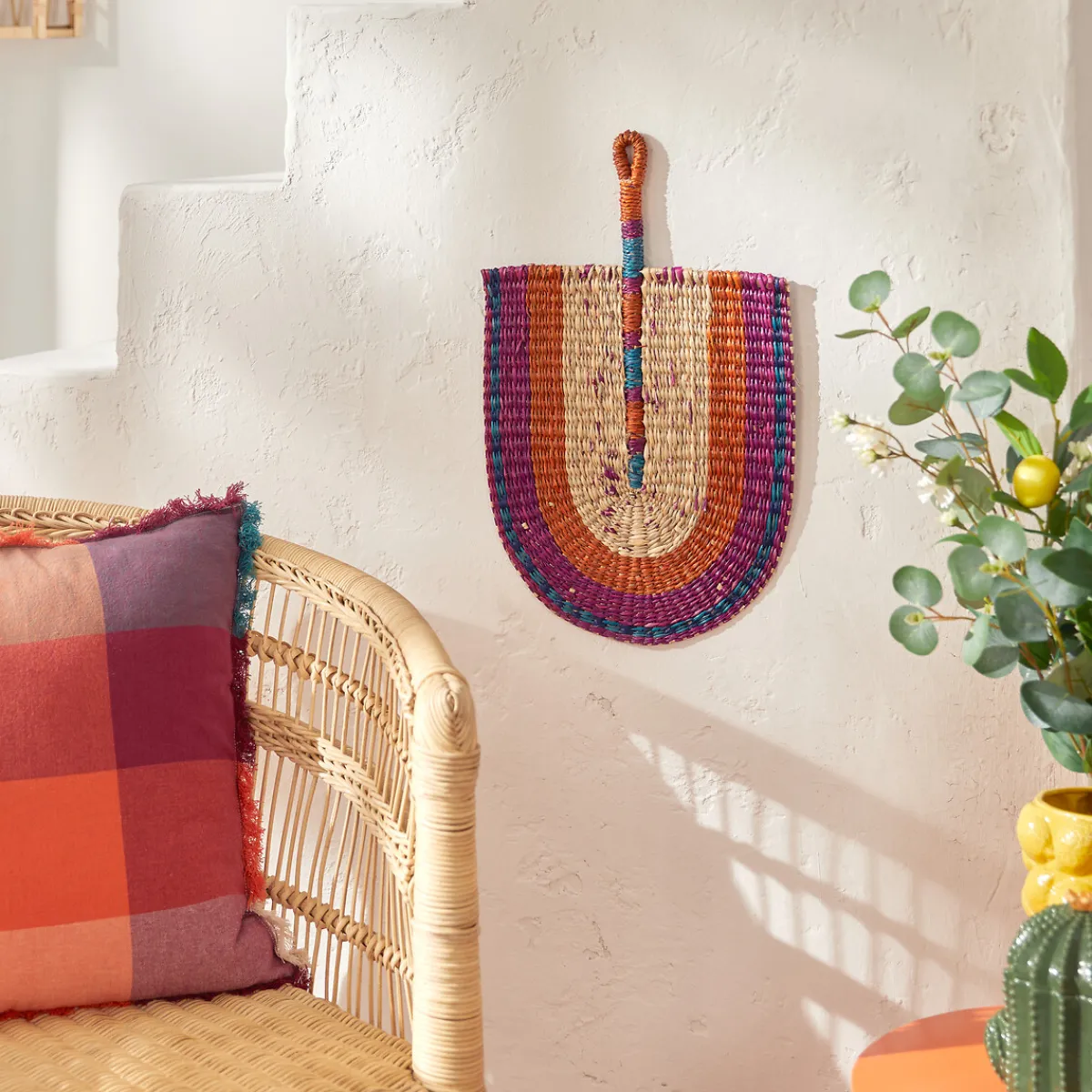 atmosphera Accesorios>Decoración de pared de mimbre YUCATAN 29x45cm