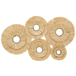 atmosphera Lienzos Y Cuadros Decorativos>Decoración De Pared De Rafia 91x64Cm