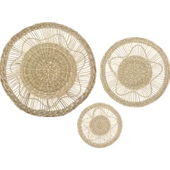 atmosphera Lienzos Y Cuadros Decorativos|Estilo Rústico>Decoración De Pared Seagrass 18/28/38Cm