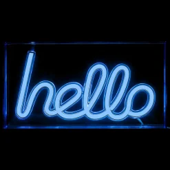 atmosphera Complementos>Decoración mural led neon hello