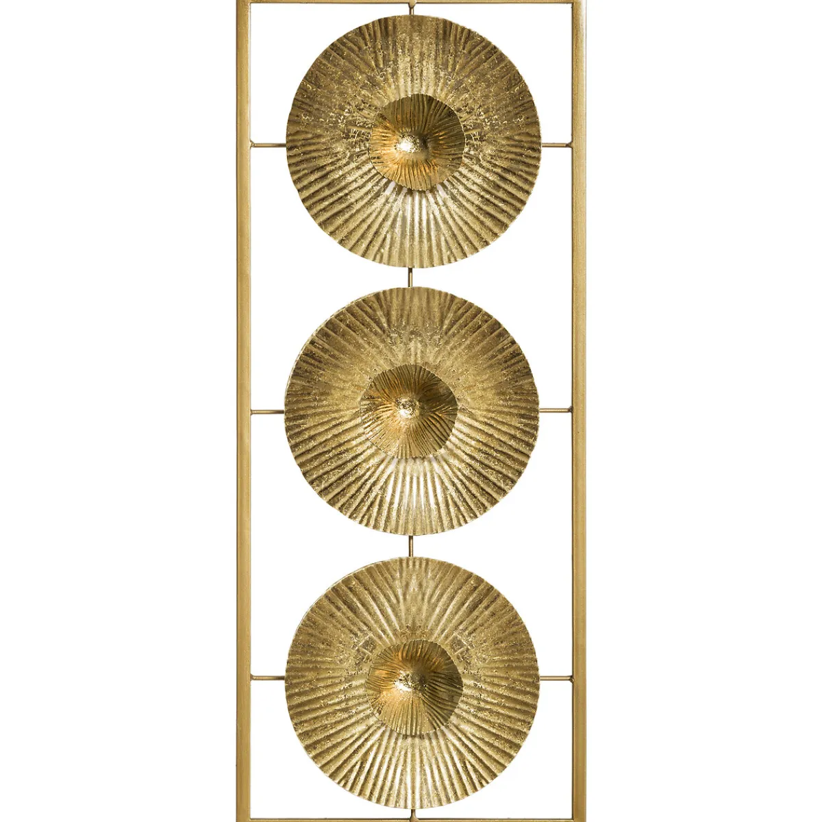 atmosphera Lienzos Y Cuadros Decorativos|Estilo Contemporaneo>Decoración Pared Metal Dorado 25x61Cm