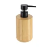 Accesorios De Lavabo>Dispenador Jabón Líquido Redondo De Bambú