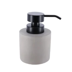 Accesorios De Lavabo>Dispensador para jabón líquido gris