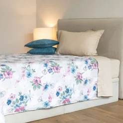 Edredones Y Colchas>Edredón flores ALBA 250x270cm