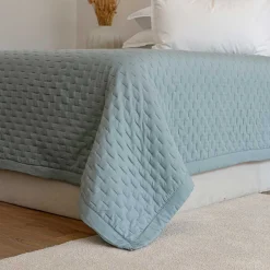 Edredones Y Colchas>Edredón STOCKHOLM azul pastel 220x240cm