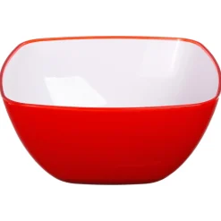 secret d'gourmet Cuencos, Fuentes Y Ensaladeras>Ensaladera Cuadrada Roja 25Cm
