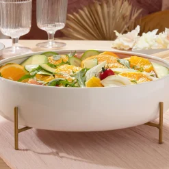 Cuencos, Fuentes Y Ensaladeras>Ensaladera D/Cerámica Coll Blanca 30Cm