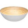 5five Cuencos, Fuentes Y Ensaladeras>Ensaladera De Bambú Blanca 30Cm