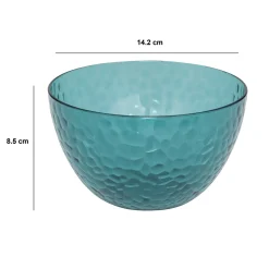 5five Cuencos, Fuentes Y Ensaladeras>Ensaladera ESTIVA 14cm azul de poliestireno