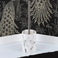 Soportes Papel Higiénico Y Portarrollos>Escobilla De Baño Con Soporte Mármol