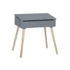 Niños atmosphera4kids Mobiliario>Escritorio Gris Con Almacenaje