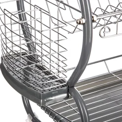 5five Encimera Y Lavavajillas>Escurreplatos 2 Niveles Metal/Plástico Gris