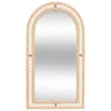 atmosphera Espejos>Espejo de pared ANAHI de rattan 87x47cm