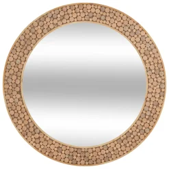 atmosphera Espejos>Espejo de pared castaño ANOKI 99cm