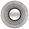 atmosphera Espejos>Espejo De Pared Negro De Bambú 77x4Cm