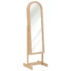 atmosphera Espejos>Espejo De Pie Beige Con Joyero