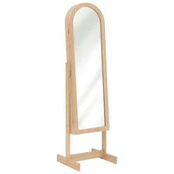 atmosphera Espejos>Espejo De Pie Beige Con Joyero