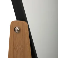 5five Espejos>Espejo De Tocador Negro C/Soporte Bambú