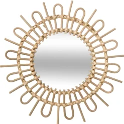 atmosphera Espejos|Estilo Oriental>Espejo Decorativo De Ratán 50Cm