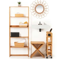 atmosphera Espejos|Estilo Oriental>Espejo Decorativo Flor De Mdf 56Cm