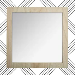 atmosphera Espejos>Espejo Decorativo Joe Madera/Metal 45Cm