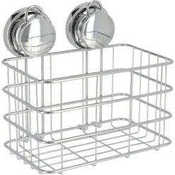 Accesorios De Baño>Estante De Baño Aluminio C/Ventosa