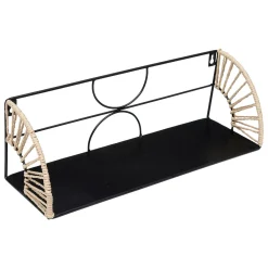 atmosphera Lienzos Y Cuadros Decorativos|Estilo Étnico>Estante MILEVA negra 42cm