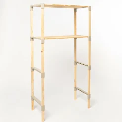 Armarios, Estantes Y Estanterías.>Estante para lavadora beige de madera
