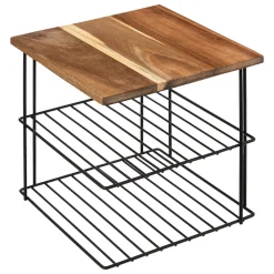 5five Encimera Y Lavavajillas>Estantería 2 Niveles Hierro Y Madera