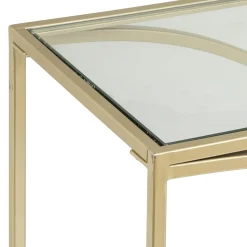 atmosphera Estantes Y Cómodas>Estantería Dorada Metálica Dolce Riviera