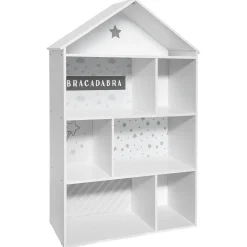 Niños atmosphera Mobiliario>Estantería en forma de casa gris