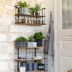 Estantes Y Cómodas|Estilo Industrial>Estantería Metal C/4 Baldas 70x31x97.5Cm