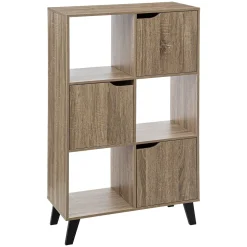 Armarios, Estantes Y Estanterías.>Estantería Mix Natural Con 6 Módulos