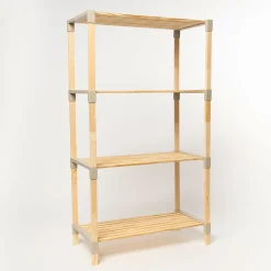 Armarios, Estantes Y Estanterías.>Estantería multifuncional beige de madera