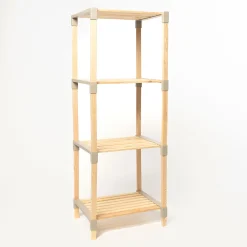 Armarios, Estantes Y Estanterías.>Estantería multifuncional beige de madera