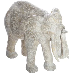 atmosphera Accesorios|Estilo Étnico>Estatua Elefante De Resina 27x12x22Cm