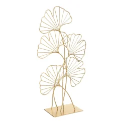 atmosphera Accesorios>Estatua Hoja De Ginko Dorada 56Cm