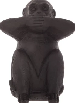 atmosphera Accesorios|Estilo Étnico>Estatua Mono Sabio Mudo 19.5x14x24Cm