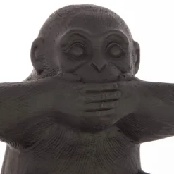 atmosphera Accesorios|Estilo Étnico>Estatua Mono Sabio Mudo 19.5x14x24Cm