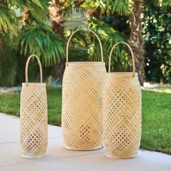 atmosphera Estilo Oriental|Farolillos>Farol De Bambú 29x52Cm