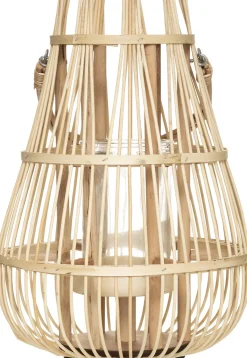 atmosphera Farolillos|Estilo Oriental>Farol De Ratán Beige 37.5Cm